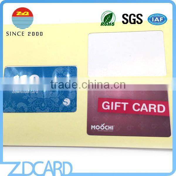 CMYK Printing Gift Card Brochure and Flyer,Leaflet,Booklet