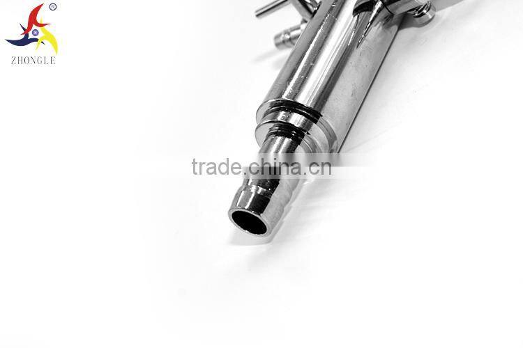 Chrome plated brass eighteen way aquarium steel valve with 8mm connector