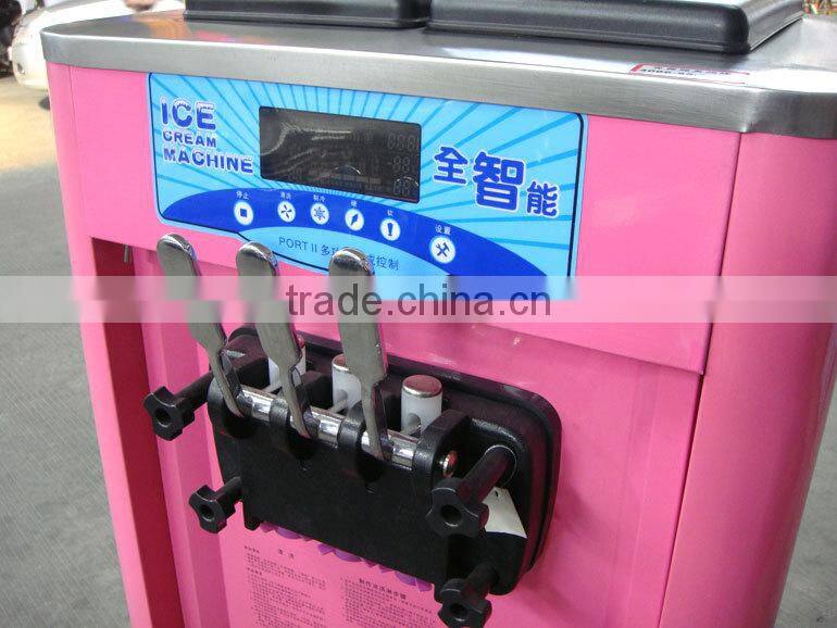commercial soft ice cream maker with certificate,stand ice cream machine