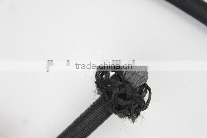 8mm strentherning black rubber cords/bungee cords