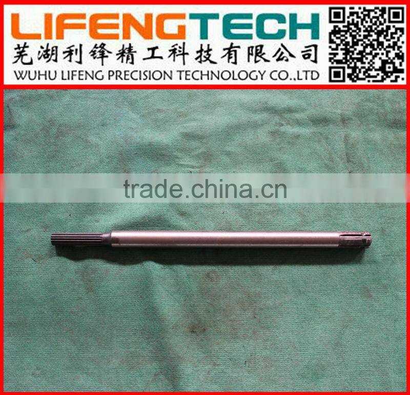 trailer axle with spline