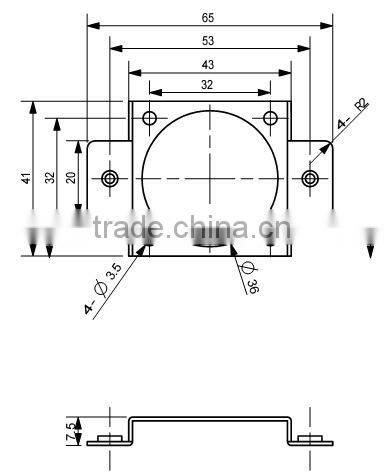 Fan brackets and Hardware accessories for medical apparatus and instruments