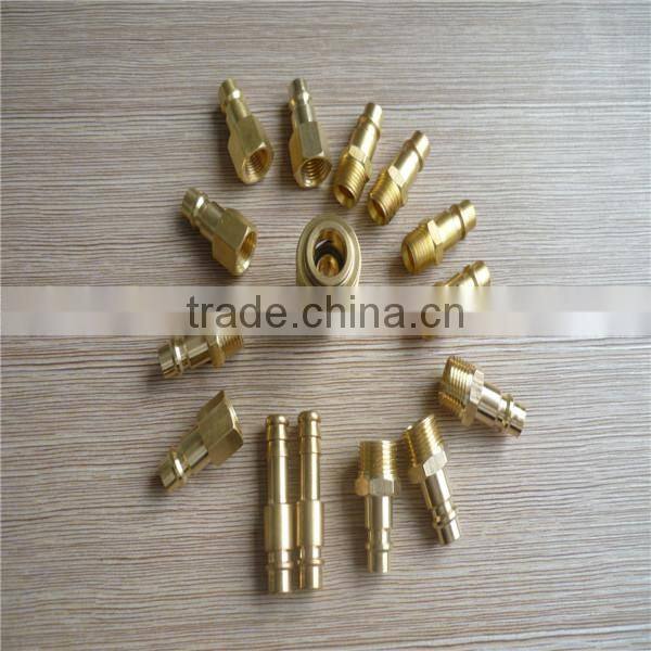 3 way german type brass quick connector,brass fitting