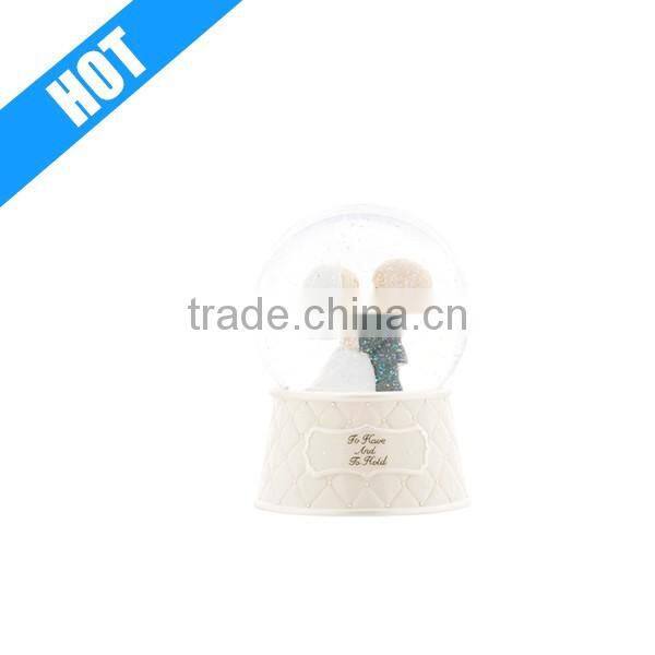 Custom Musical Water globe Figurine Anniversary Wedding Gift