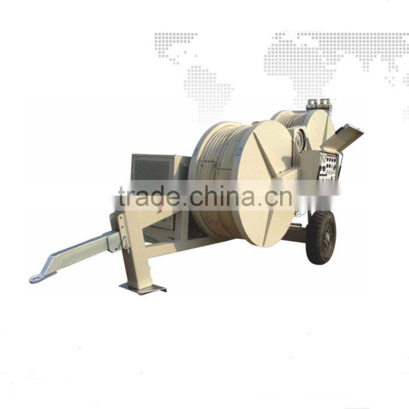 2*35KN Hydraulic tensioner machine for stringing conducts and earthwire