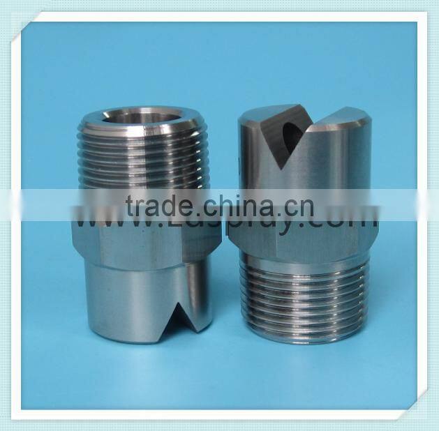 Stainless steel ss or brass or pp plastic flat fan water veejet spray nozzle