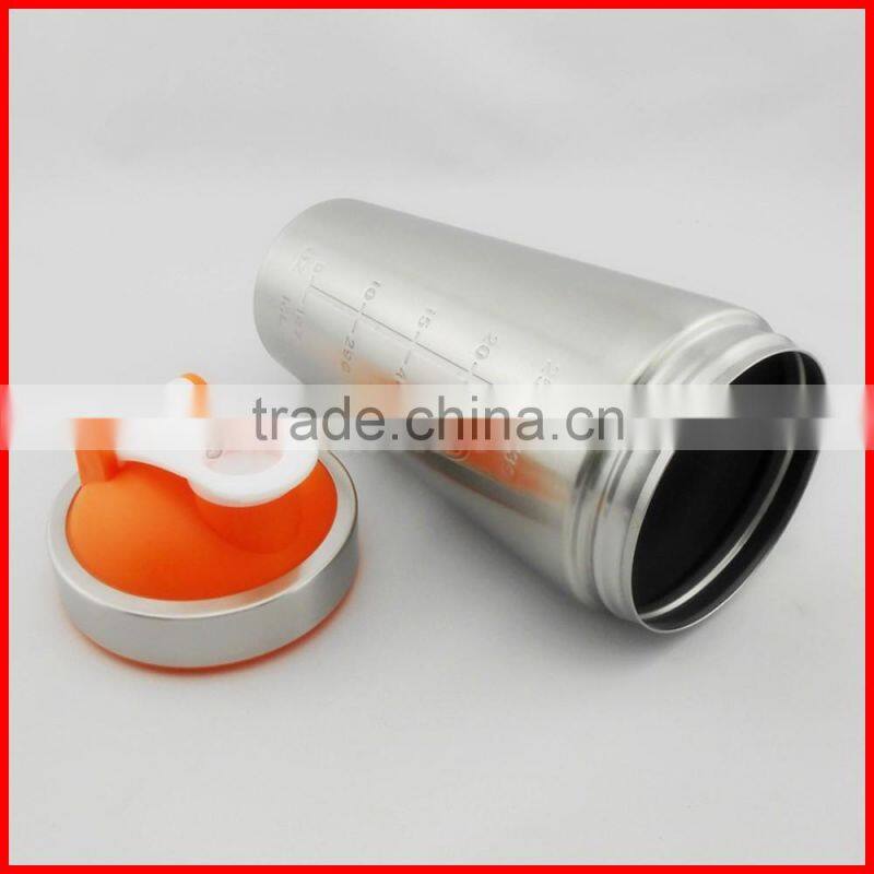 Stainless Steel Protein Shaker Bottle On Whey Protein for Fitness