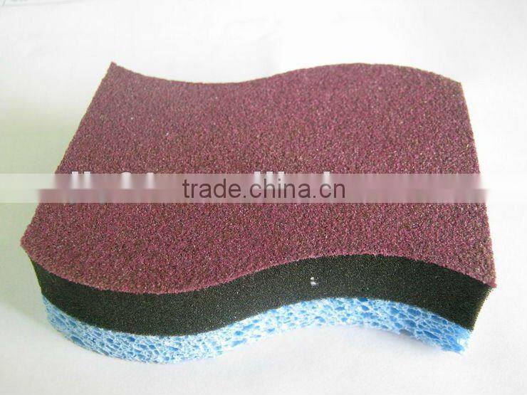Soft cellulose bath cellulose scouring sponge