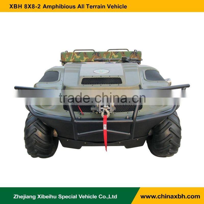 XBH 8X8-2 camouflage net vehicle 800cc 8 Wheel 4 Stroke go-anywhere vehicle ATV