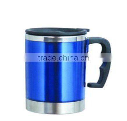 BPA free double wall travel mug travel cup with lid