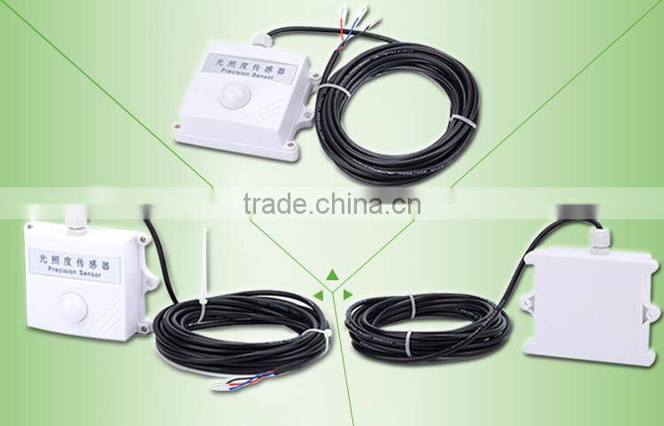Innovative products DC12V/24V light sensor for agricultural greenhouse, illuminance sensor, light photo sensor