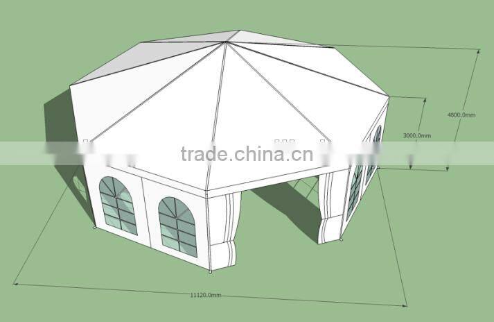 Commercial Polygon event tents wedding marquee party canopies for sale