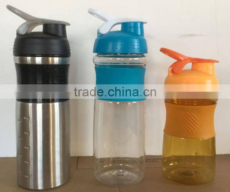 750ml 26 ounce #304 18/8 stainless steel BPA free water bottle protein shaker custom color low MOQ leaking proof