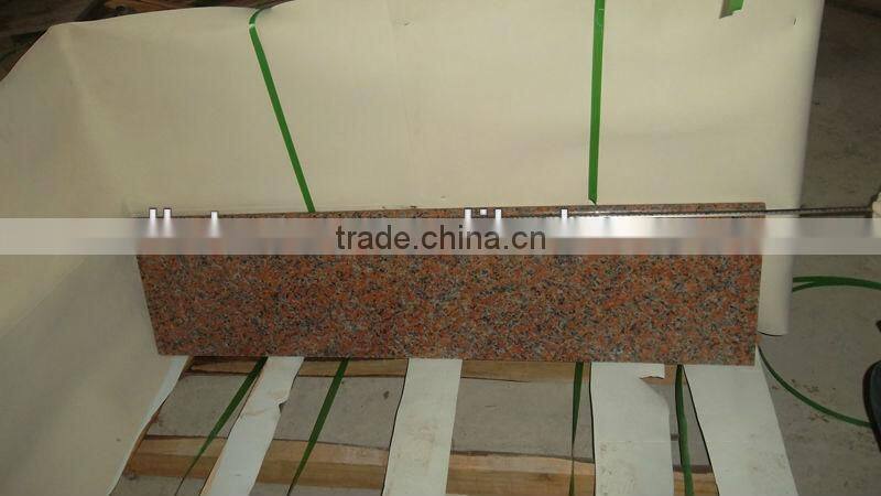cheap good quality G562 maple red granite stairs