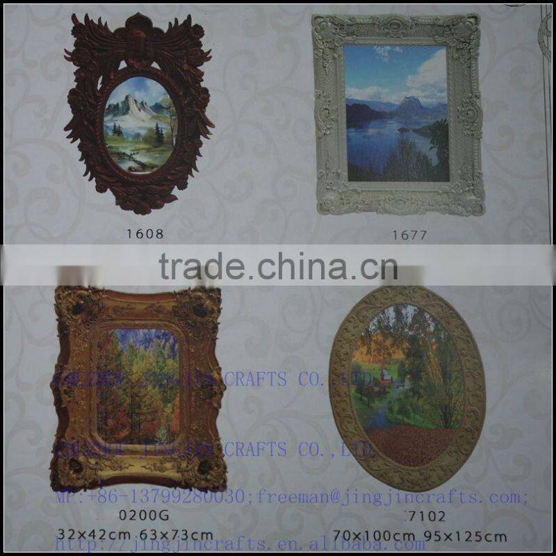 big vintage resin wall hanging photo frame