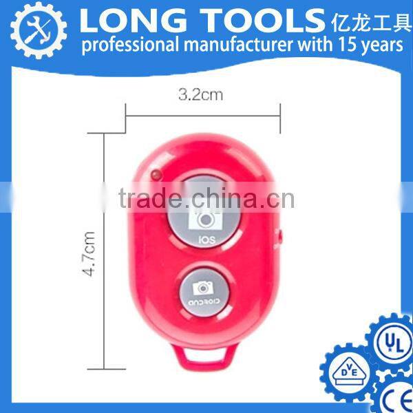 2015 new promotional selfie stick with bluetooth remote shutter
