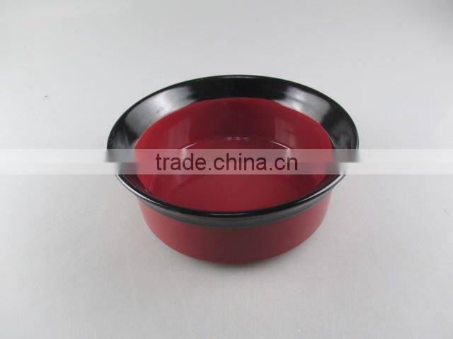 Cheap wholesale stock red round porcelain bowl, soup bolw, dinnerware