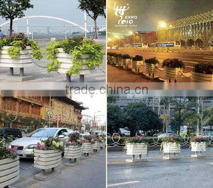 PVC white garden planters box planter