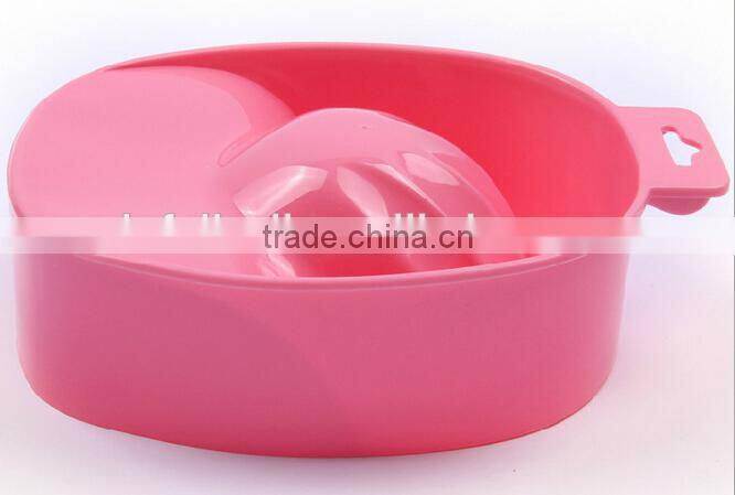 New top selling Finger Soak Off Tray Acrylic Gel Nail Bubble Bath Spa Bowl professional manicure nail bubble hand bowl