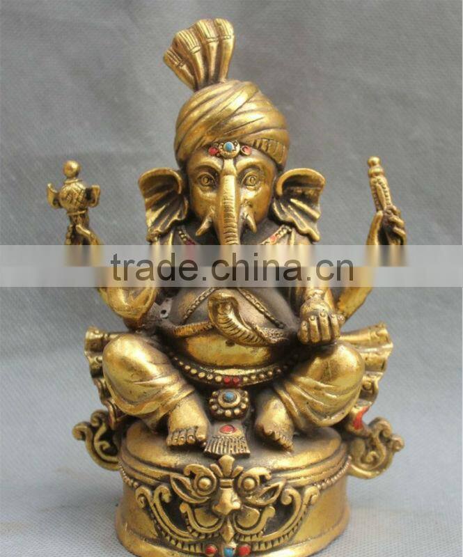 Casting Home Decoration Bronze Ganesha Statue