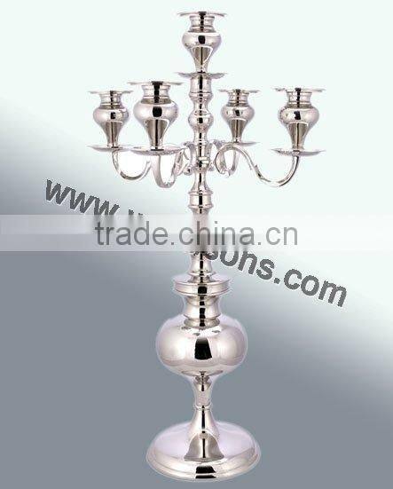 Wedding Candelabra in Silver Finish