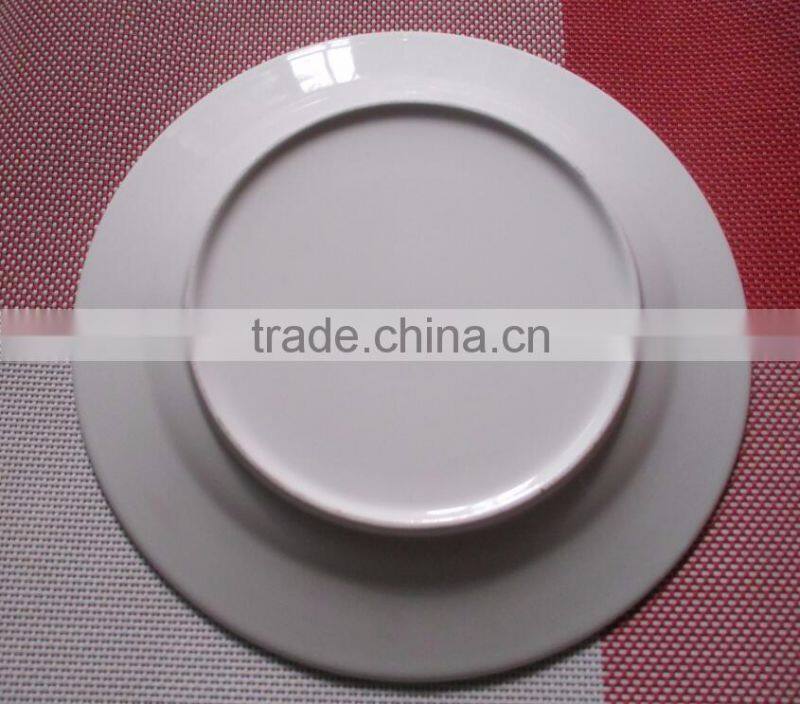 2017 China ceramic white dinner plates for sale