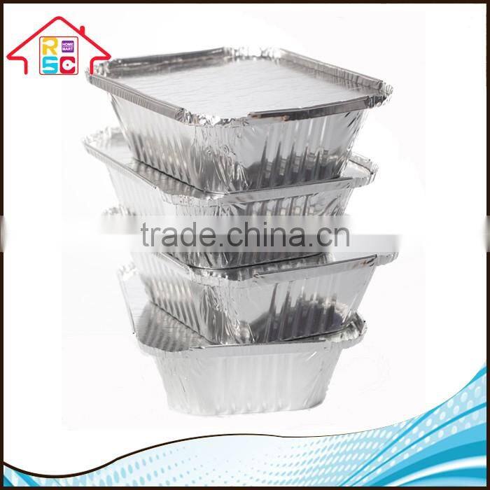 NBRSC Cheapest Aluminum Foil Food Storage Container with Paper Lid