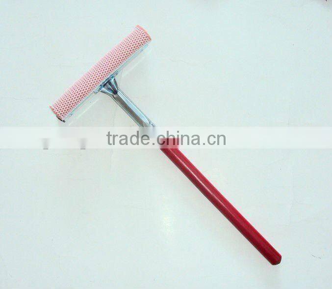 car window cleaner with wooden handle