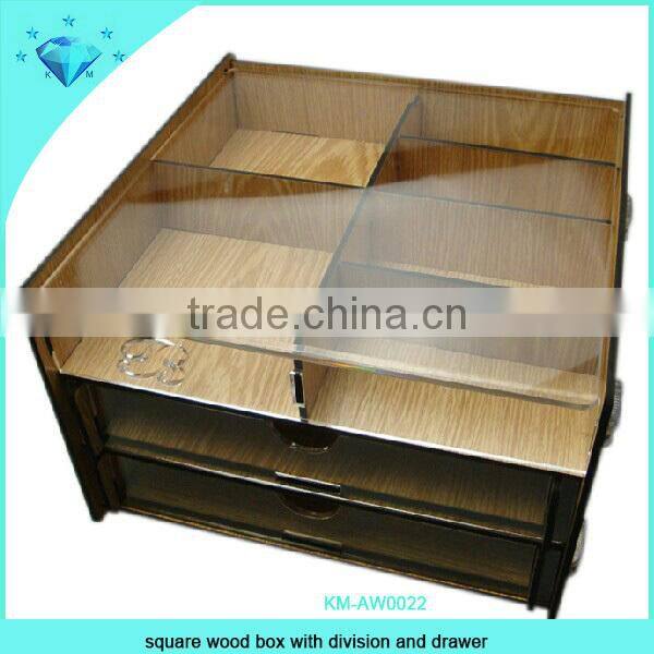 Large desk clear acrylic storage box