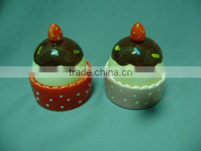 Ceramic ice cream cup