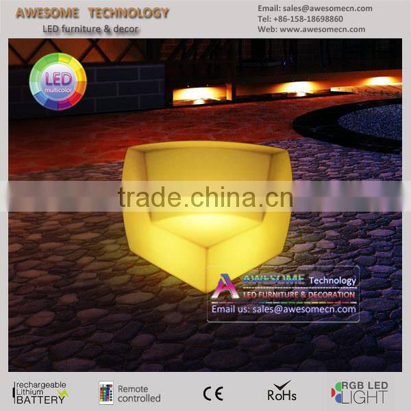 luxury night club illuminated led sofa set design