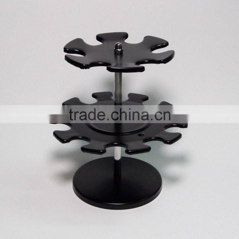 Quality office all metal 6pcs stamp holder