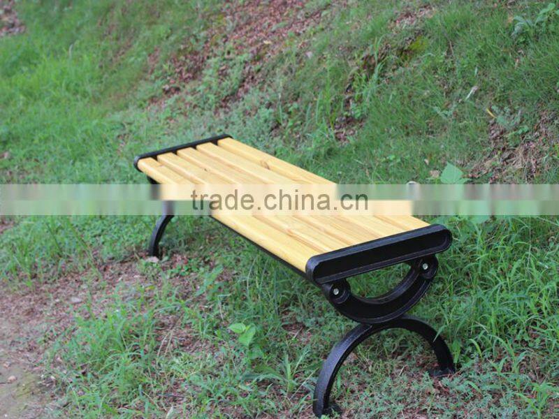 Wood chairs outdoor wooden bench chair for pack and street