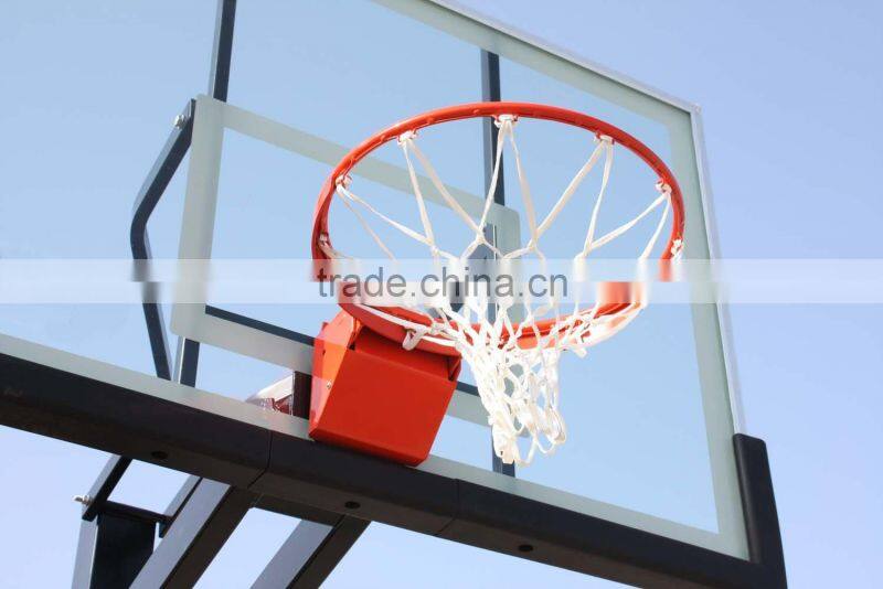 Transparent Basketball backboard