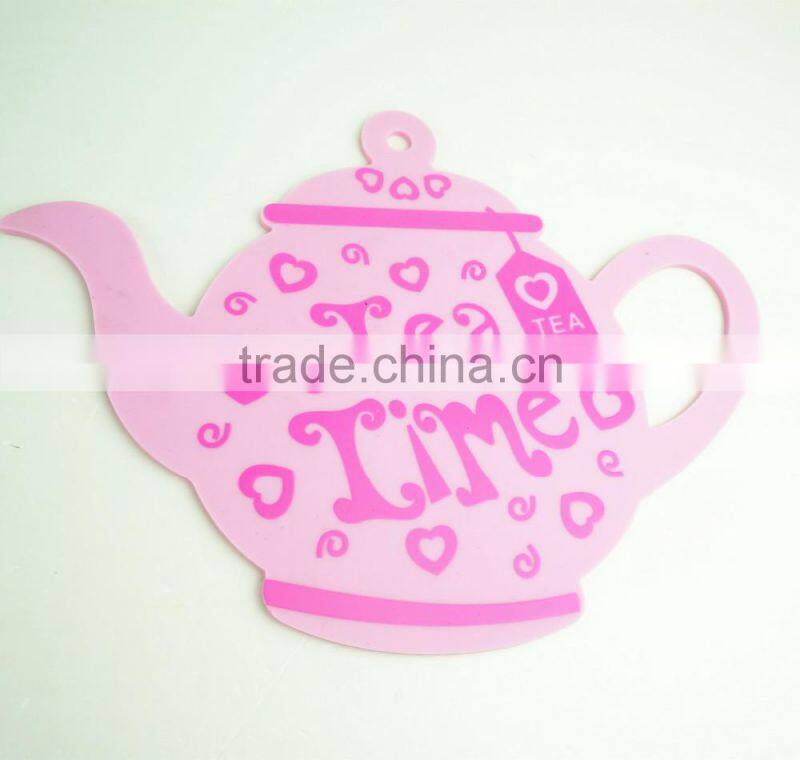 16133 kettle shape unti-skidding table silicone mat