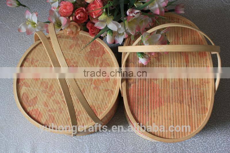 Natural and environmental bamboo basket