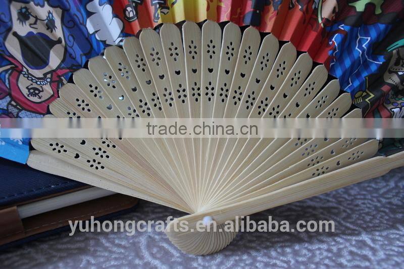 21cm Japanese hand folding fan for gift
