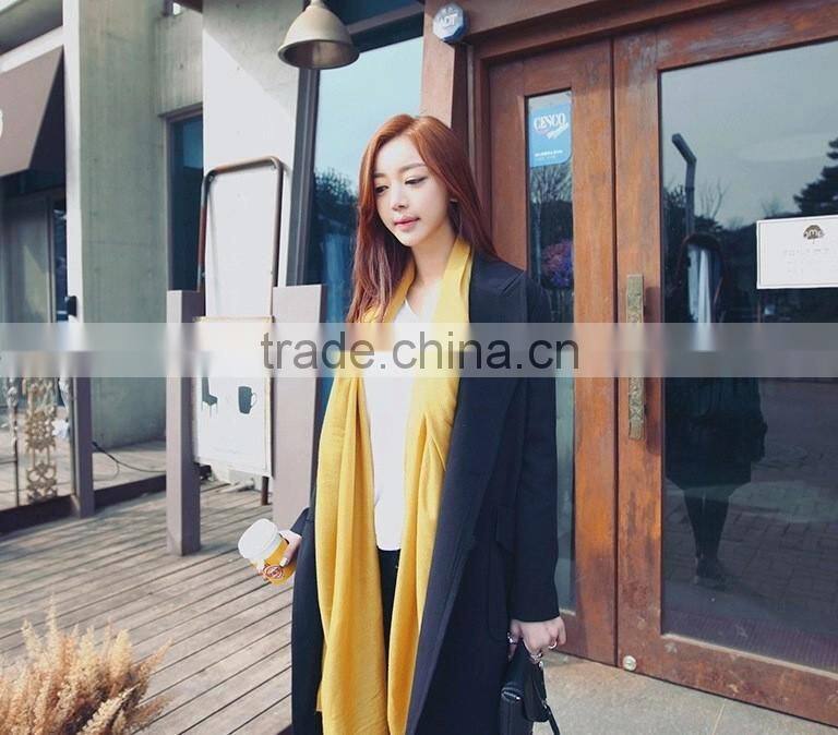 Hot Sale New Arrival Autumn Winter Artesanato Women Scarves Fashion Lengthen Cotton Scarves Warm Solid Scarf
