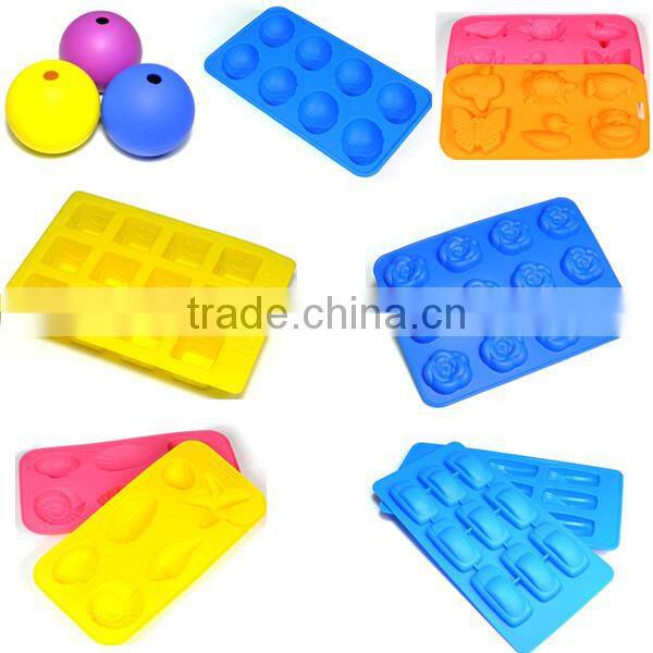 Silicone reusable ice cubes for drinks