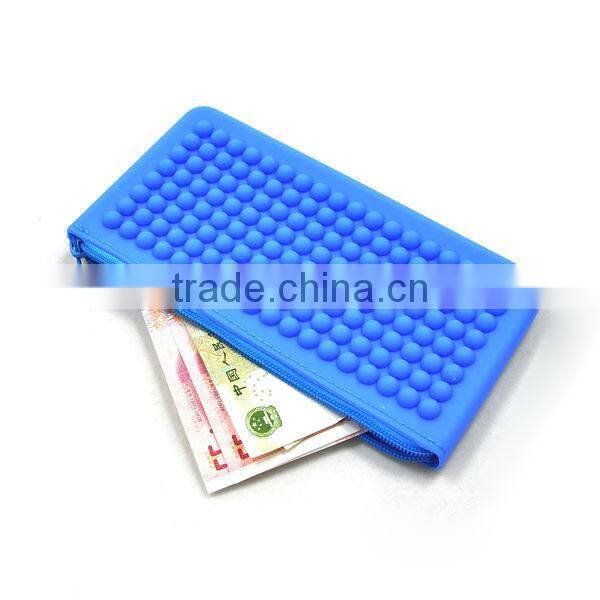 Rectangle shape zipper coin bag