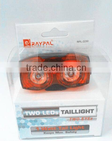 RAYPAL RPL-2230 2 LED 3 Mode Bike Red Tail Lights Wholesale Bicycle Light