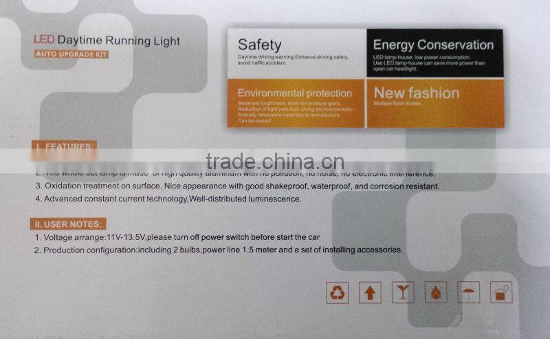 Car Running LED Daytime Light With controller running led light