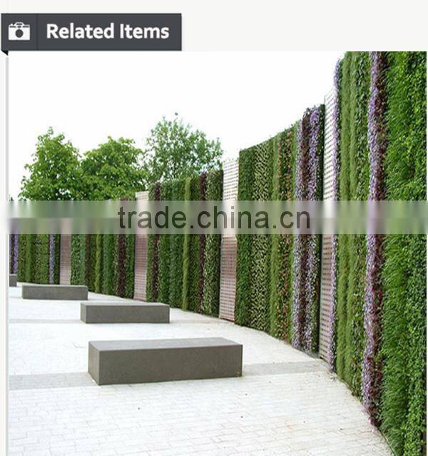 Outdoor green wall long lasting green facades artificial green wall