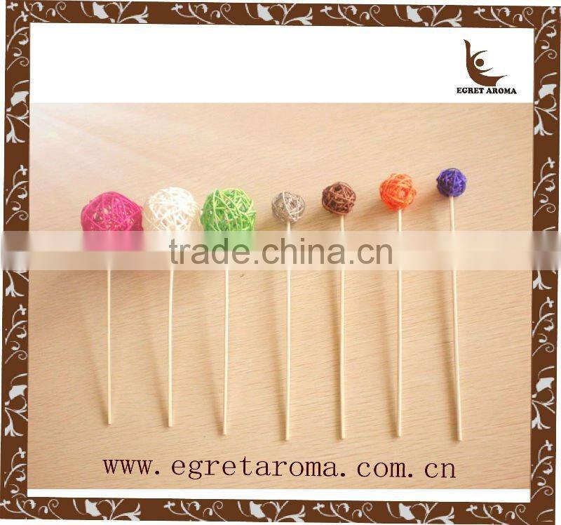 nice design rattan sticks and sola flower