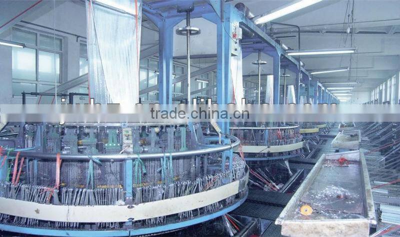 Recycled plastic mesh bag with drawstring , holding 25kg