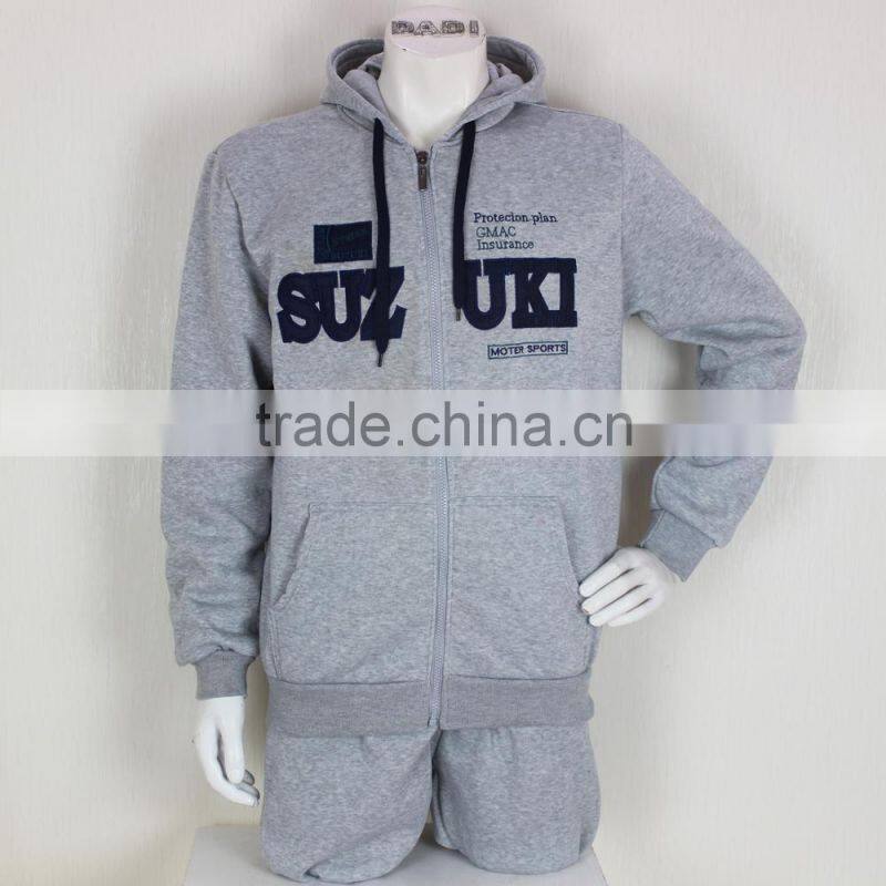 Apparel stock cheap embroidery Men Tracksuit