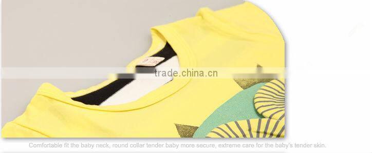 Boy kids funny printed 100%cotton t shirt