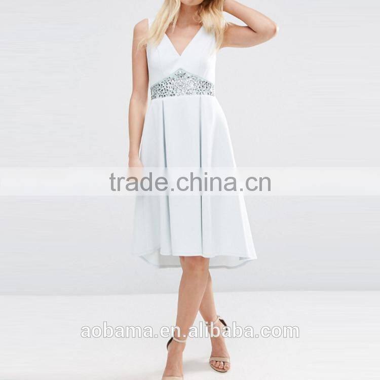 bodycon sleeveless Front short long back cocktail dresses party dresses