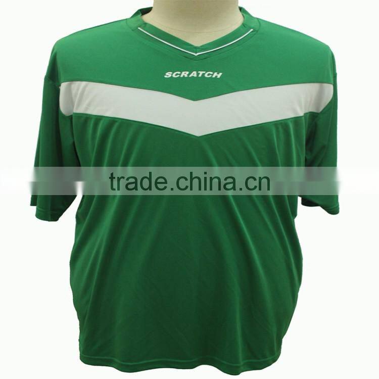 high quality mens green soccer jerseys set