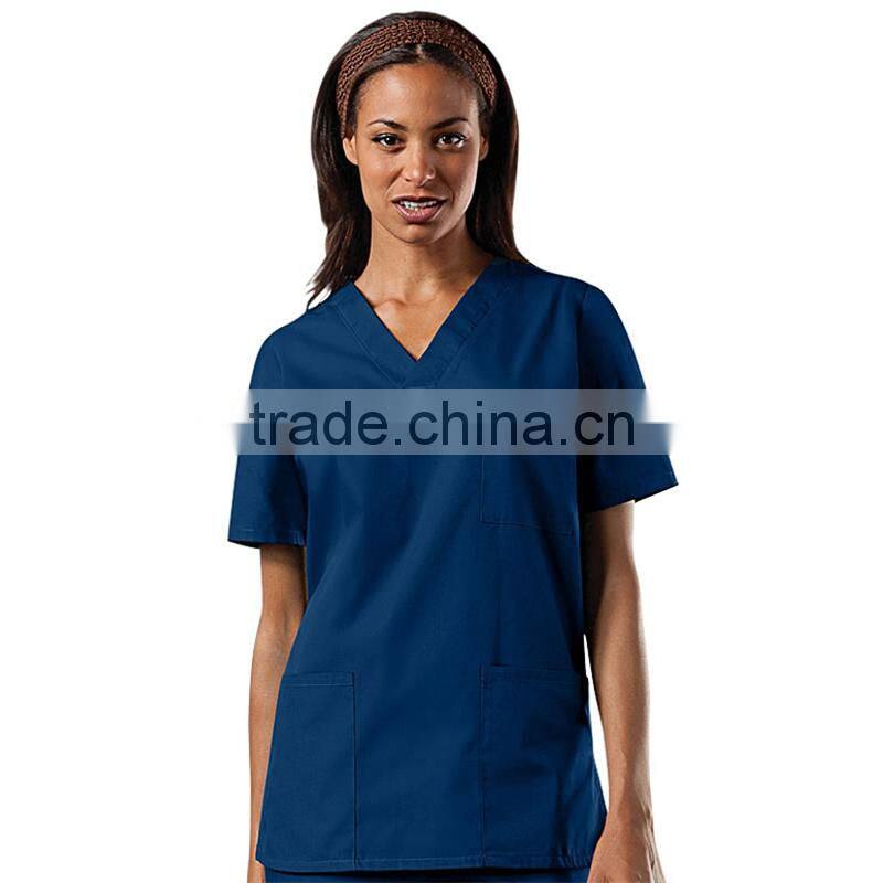 Wholesale 100% Cotton Medical Short Sleeve Unisex Green Surgical Gown